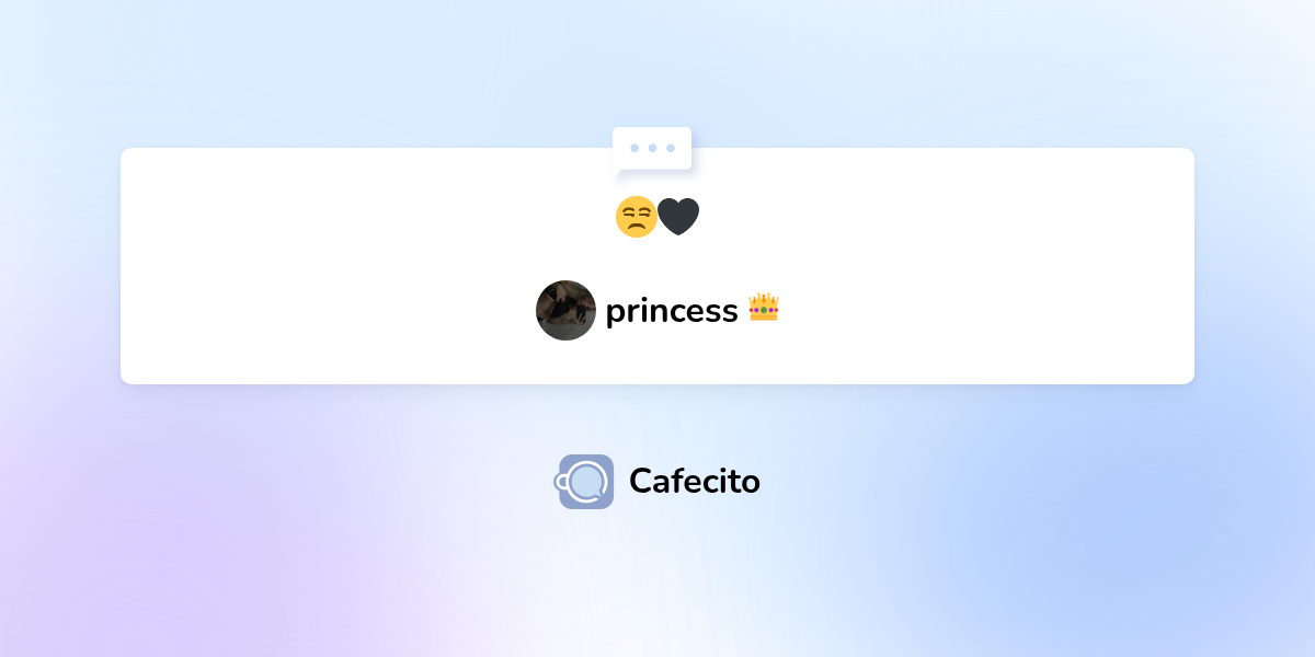 😒🖤 por princess 👑 | Cafecito