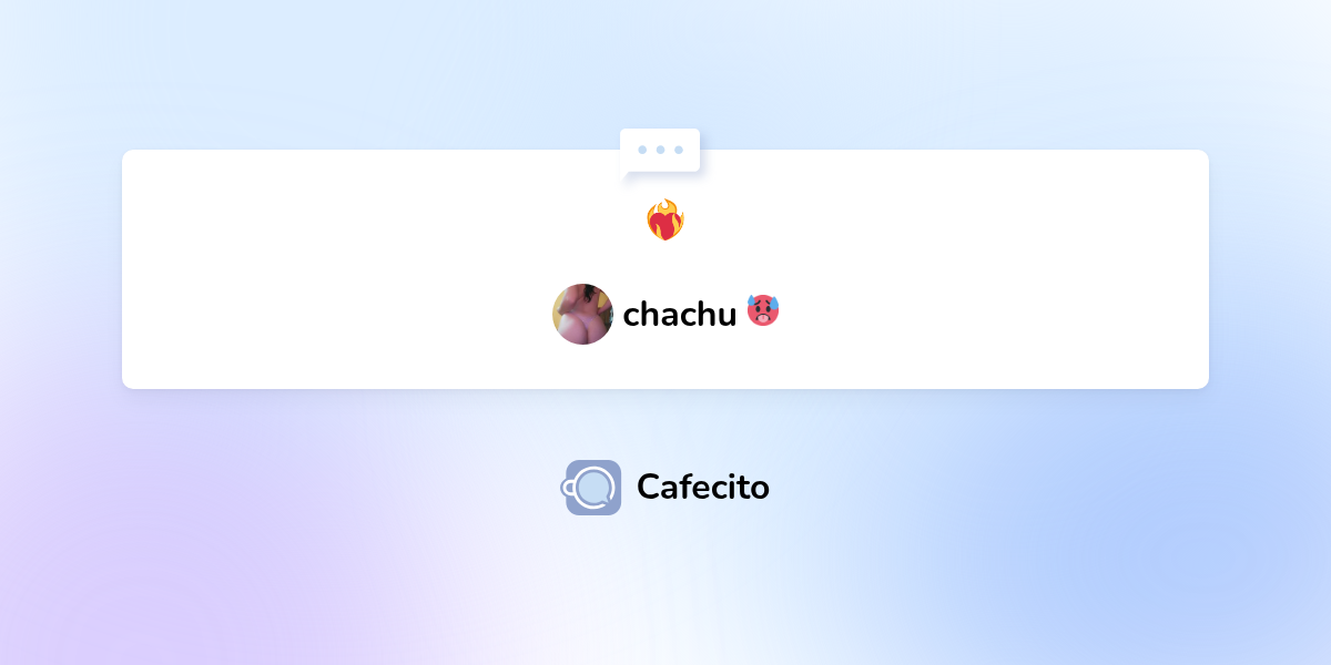 ️‍🔥 por chachu 🥵 | Cafecito