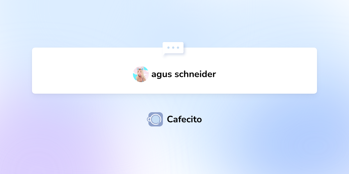 por agus schneider Cafecito