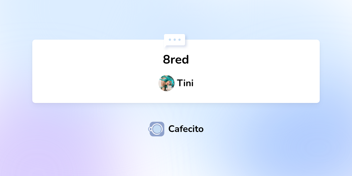 8red por Tini | Cafecito