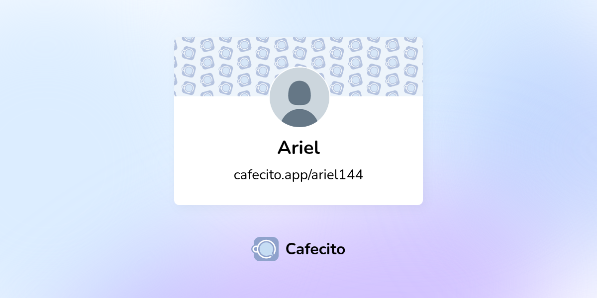 Ariel | Cafecito