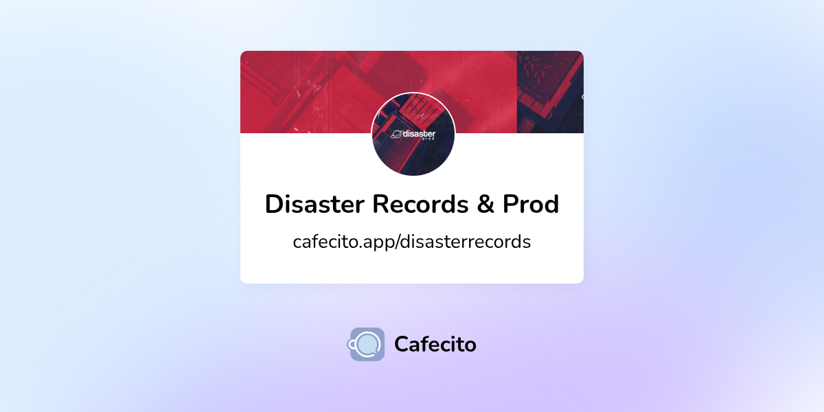 Disaster Records & Prod | Cafecito
