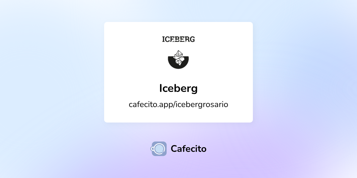 Planes de Iceberg | Cafecito