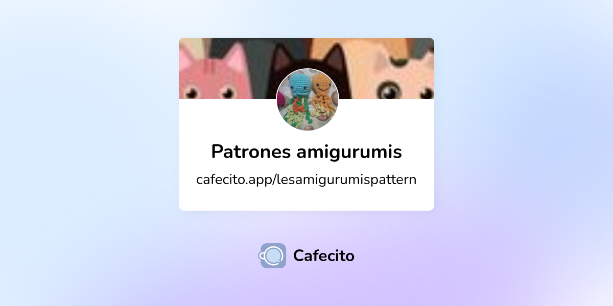 Patrones amigurumis | Cafecito