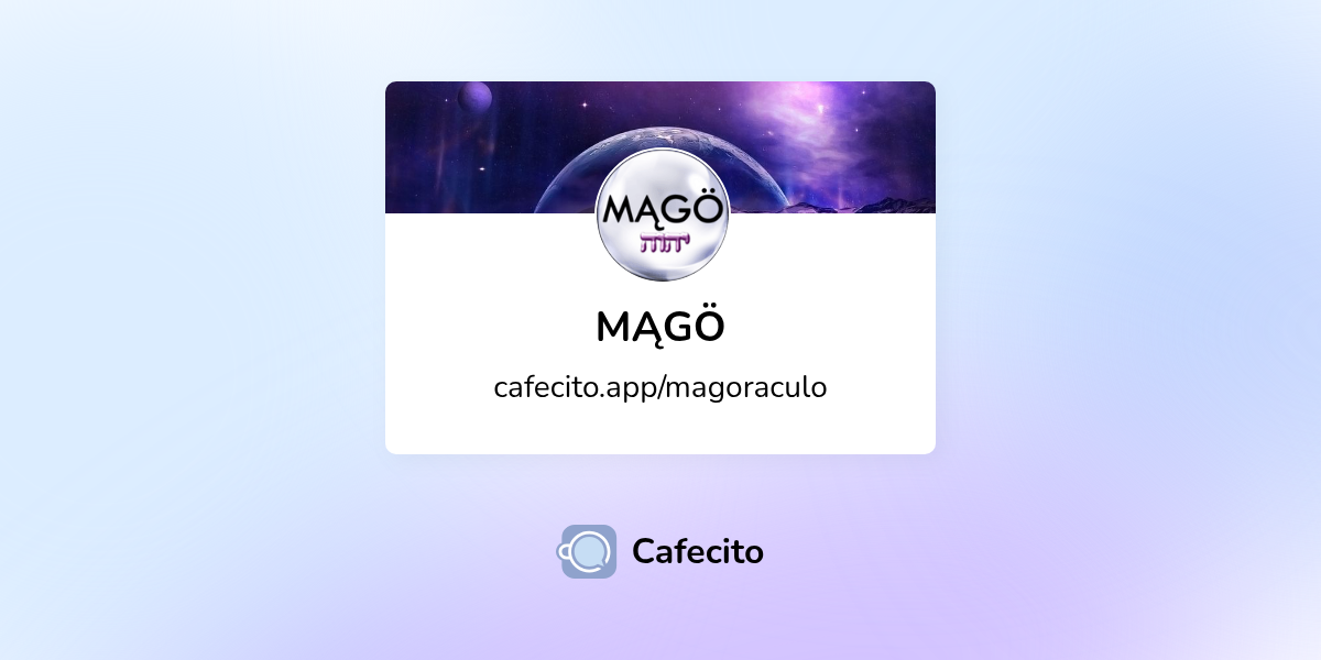 MĄGÖ | Cafecito