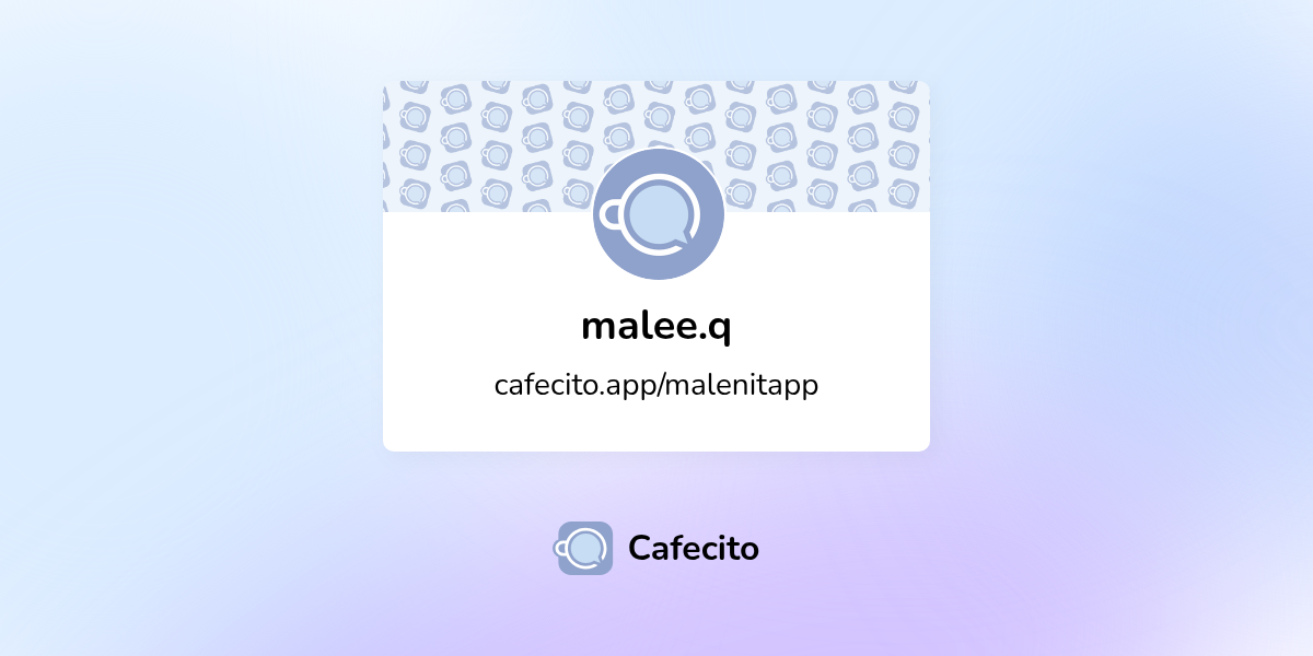 malee.q | Cafecito