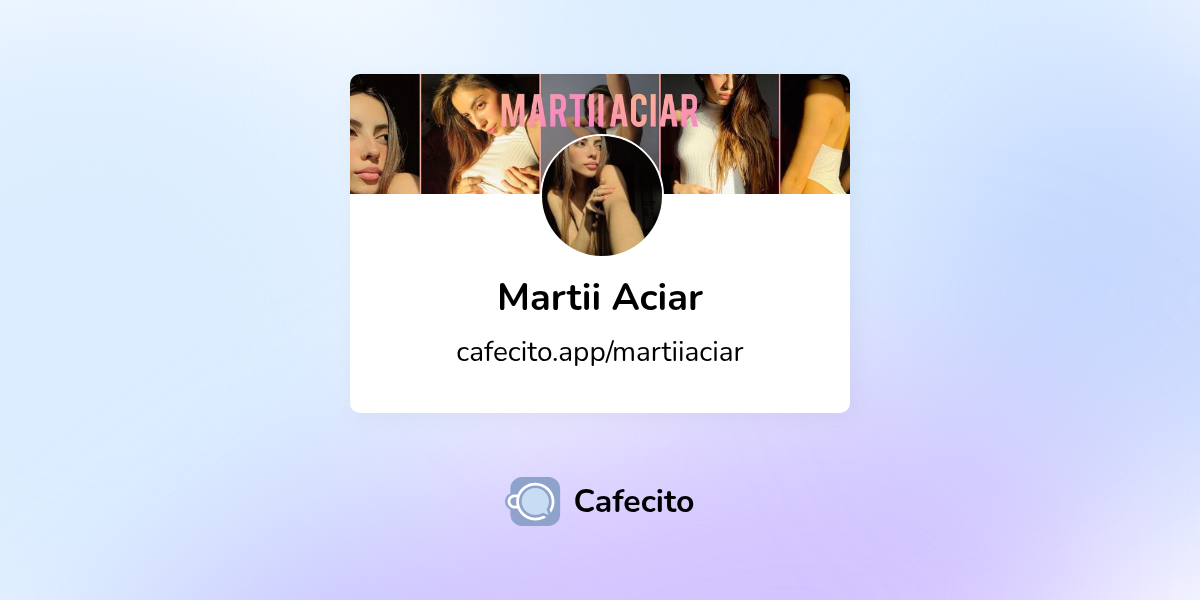 Martii Aciar Cafecito