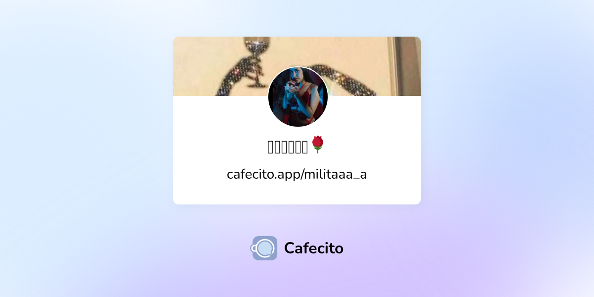 Galería de 𝓜𝓲𝓵𝓲𝓽𝓪🌹 | Cafecito