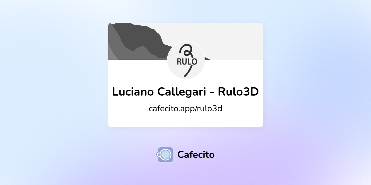 Luciano Callegari - Rulo3D | Cafecito