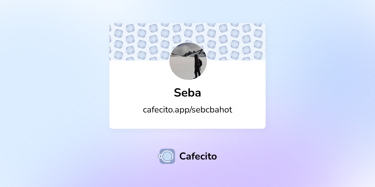 Seba | Cafecito