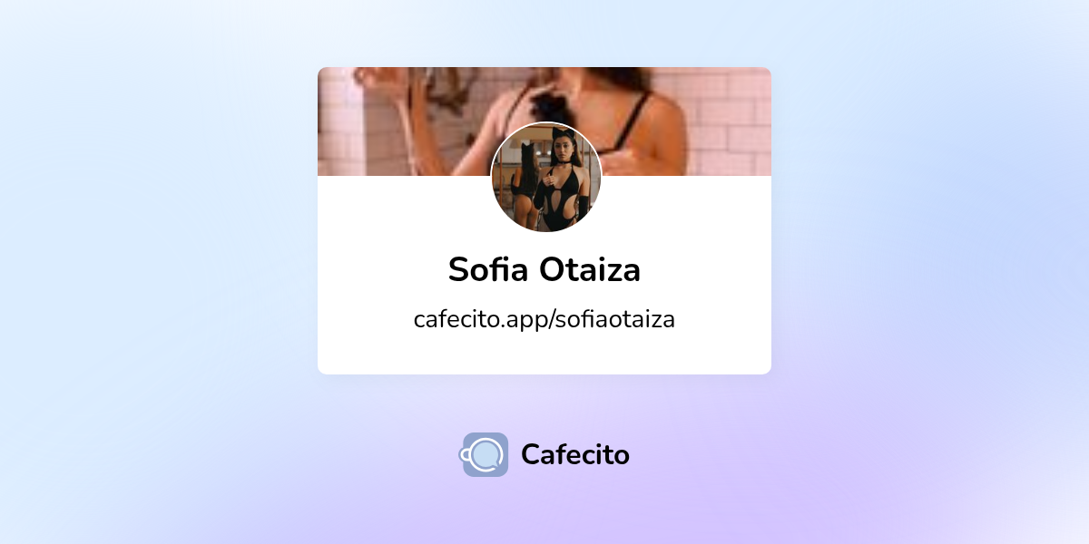 Planes de Sofia Otaiza | Cafecito