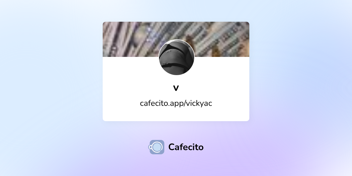 v | Cafecito