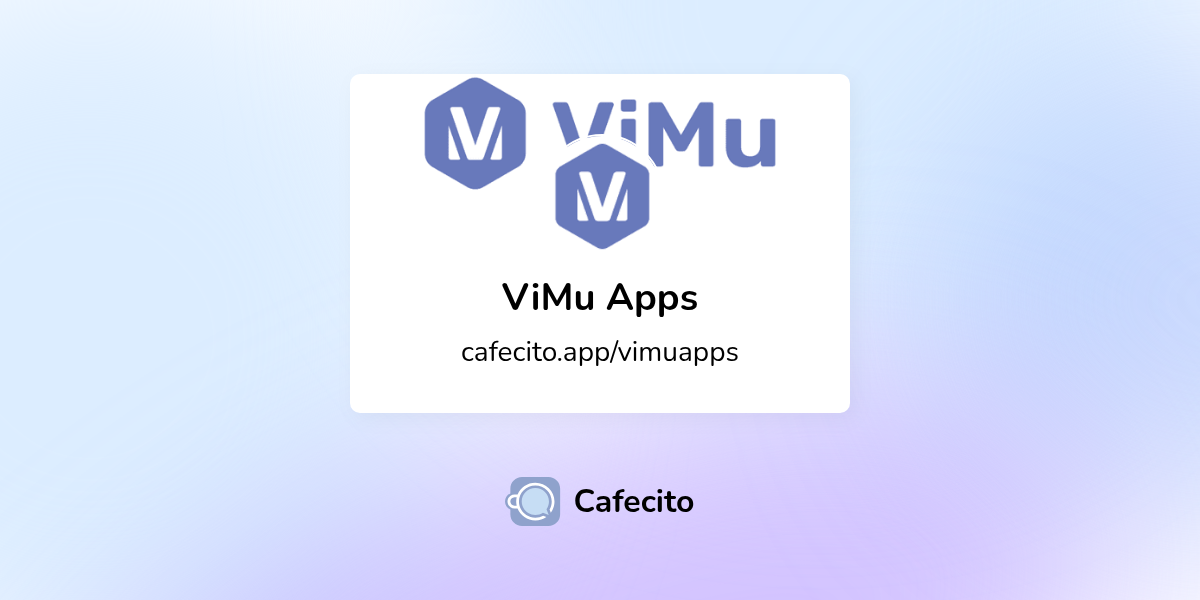 ViMu Apps | Cafecito